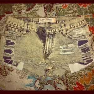 Insane One of a Kind Vintage Levi Cutoffs